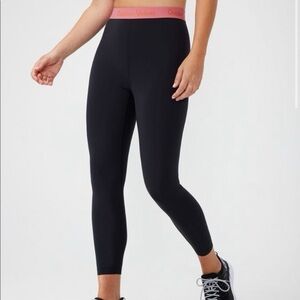 Outdoor Voices Black and Pink Smooth Leggings Size L